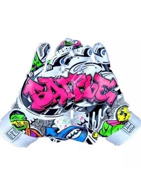 BATTLE Youth size XL football gloves
